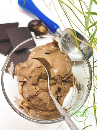 gelado de chocolate bio