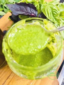 pesto bio manjericao basilikum