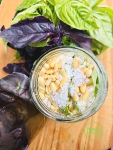 pesto bio manjericao basilikum