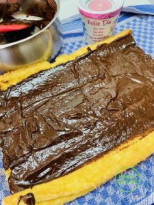 torta de chocolate bio schoko-biskuitrolle bio