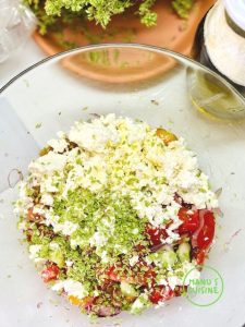 salada grega bio
griechischer salat bio