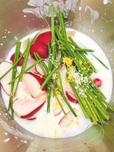 sopa fria de rabanete bio kalte radieschensuppe bio