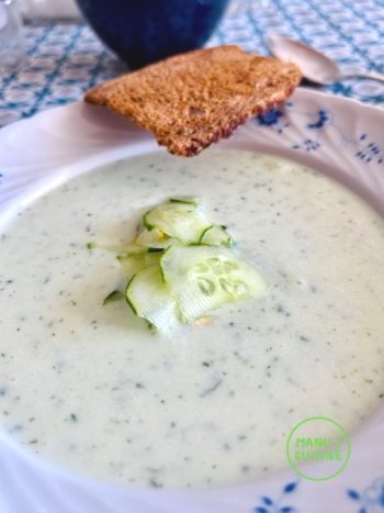 sopa fria de pepino bio gurkensuppe kalt bio