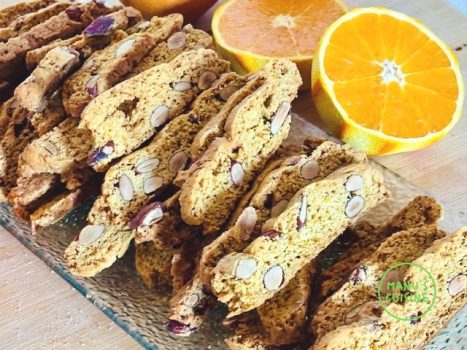 cantuccini de laranja bio Orangen cantuccini