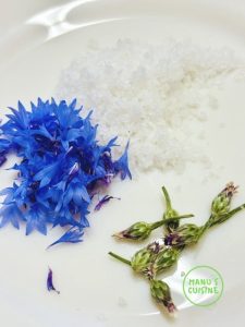 sal azul bio blaues salz bio centaurea azul Kornblume