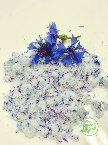 sal azul bio centaurea azul blaues Meersalz kornblume bio