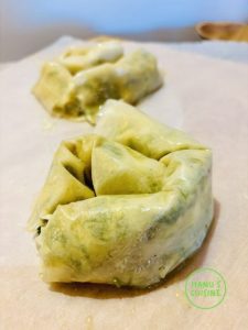 Fetaschnecken in filoteig bio caracois de feta em massa filo bio