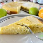 a farinha e o fermento em pó